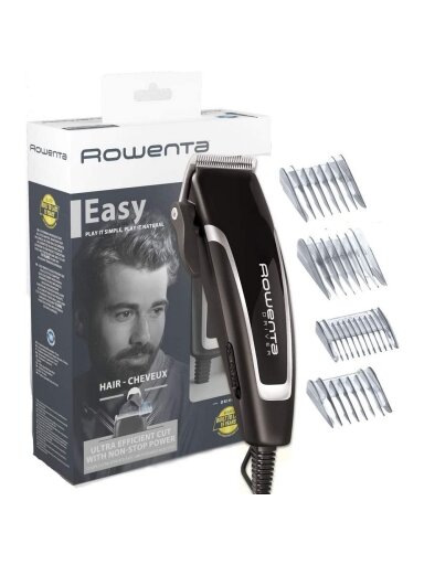 Rowenta Hair Trimmer | TN1603F0 | Corded | Black/Silver