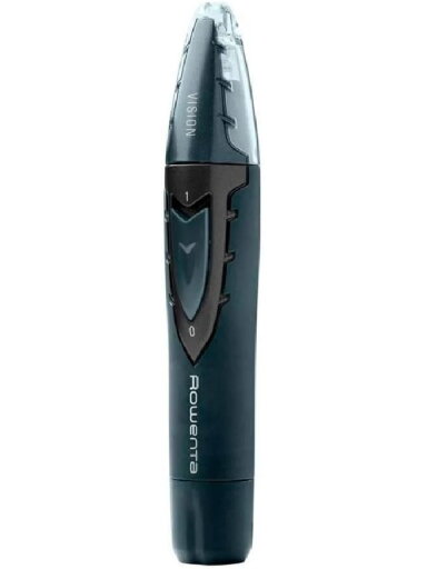 Rowenta Nose and Ear Trimmer | TN3011F0 | Cordless | Wet & Dry | Black/Blue