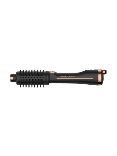 Rowenta | Styling Hair Brush | CF9620 | Temperature (max) 80 °C | Number of heating levels 3 | Black/Gold Rose Rowenta | Styling Hair Brush | CF9620 | Temperature (max) 80 °C | Number of heating levels 3 | Black/Gold Rose