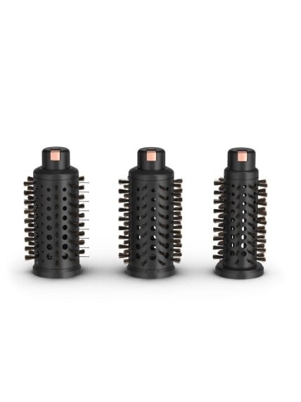 Rowenta | Styling Hair Brush | CF9620 | Temperature (max) 80 °C | Number of heating levels 3 | Black/Gold Rose 4 Rowenta | Styling Hair Brush | CF9620 | Temperature (max) 80 °C | Number of heating levels 3 | Black/Gold Rose 4