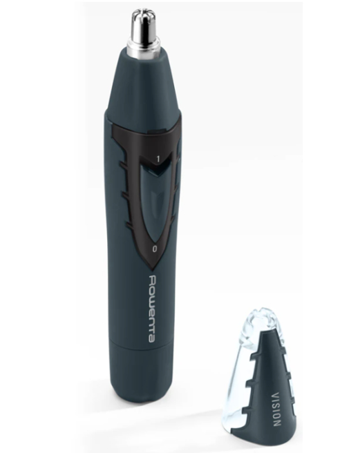 Rowenta Nose and Ear Trimmer | TN3011F0 | Cordless | Wet & Dry | Black/Blue 1 Rowenta Nose and Ear Trimmer | TN3011F0 | Cordless | Wet & Dry | Black/Blue 1