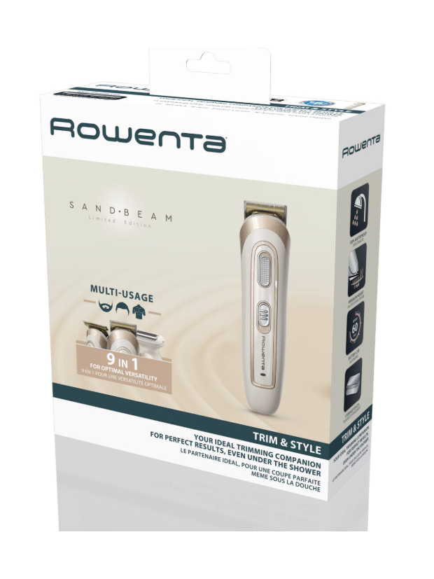 Rowenta Trimmer | TN9154F0 | Cordless | Number of length steps 6 | Cream 4