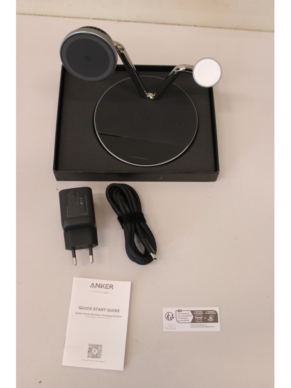 SALE OUT. Anker Prime Wireless Charging Station Qi2.2 25W wireles charging (3-in-1, MagGo, AirCool, Dock Stand) PSU added, Black | Anker Prime Wireless Charging Station Qi2.2 25W wireles charging (3-in-1, MagGo, AirCool, Dock Stand) PSU added | UNPACK 2 SALE OUT. Anker Prime Wireless Charging Station Qi2.2 25W wireles charging (3-in-1, MagGo, AirCool, Dock Stand) PSU added, Black | Anker Prime Wireless Charging Station Qi2.2 25W wireles charging (3-in-1, MagGo, AirCool, Dock Stand) PSU added | UNPACK 2