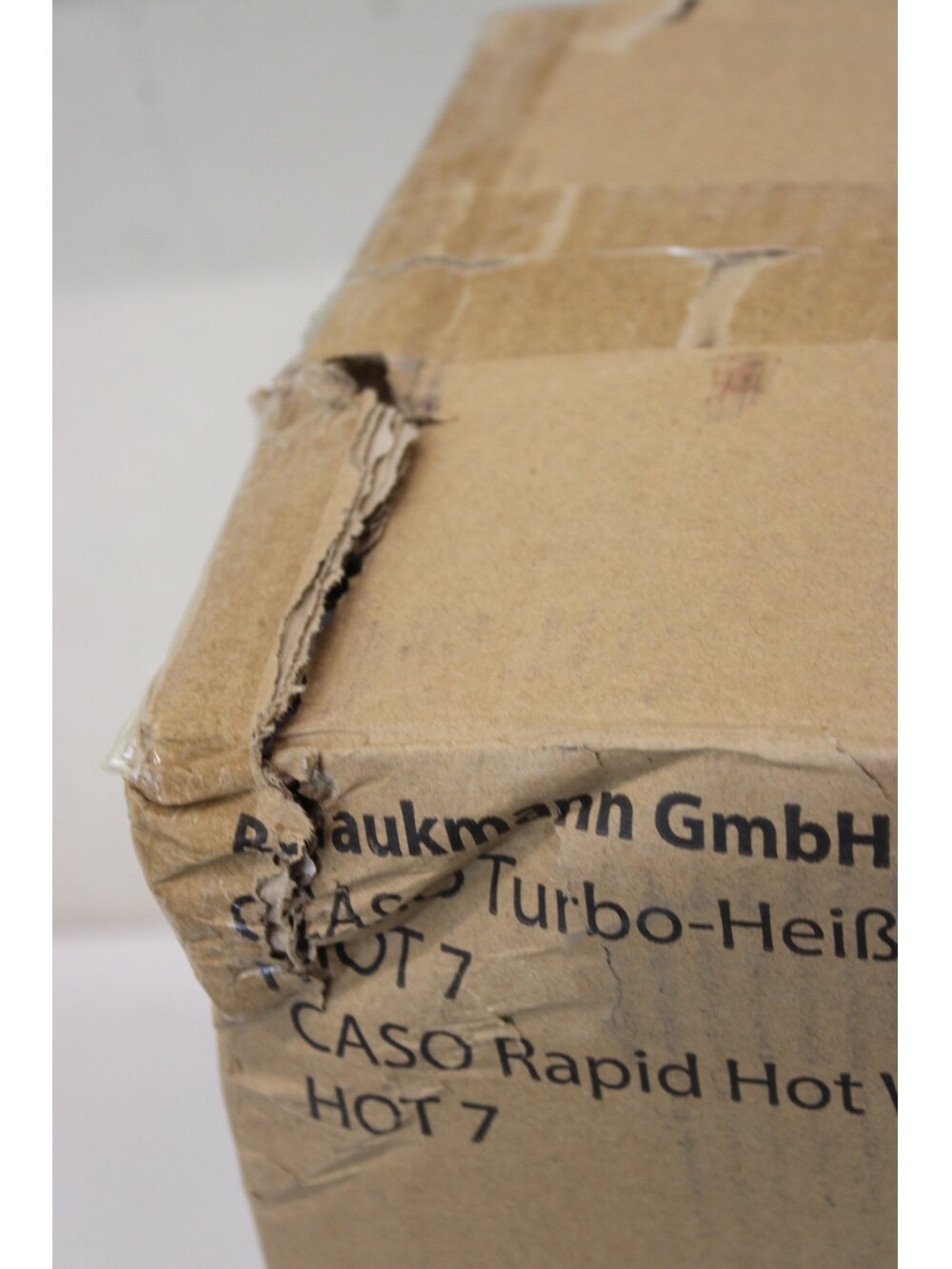 SALE OUT. Caso Turbo Hot Water Dispenser | Hot 7 | Water Dispenser | 2200-2600 W | 2.7 L | Plastic/Stainless Steel | Black/Stainless Steel | DAMAGED PACKAGING, BROKEN INER PACKAGING, DAMAGED GLASS CONTAINER 2