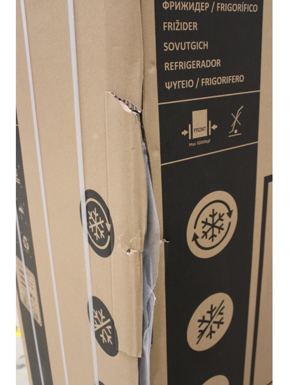 SALE OUT. Midea MDRB548MME46 Refrigerator, E, Freestanding, Combi, Height 186 cm, Fridge net 271L, Freezer net 130L, Grey | Midea Refrigerator | MDRB548MME46 | Energy efficiency class E | Free standing | Combi | Height 186 cm | No Frost system | Fridge ne 4