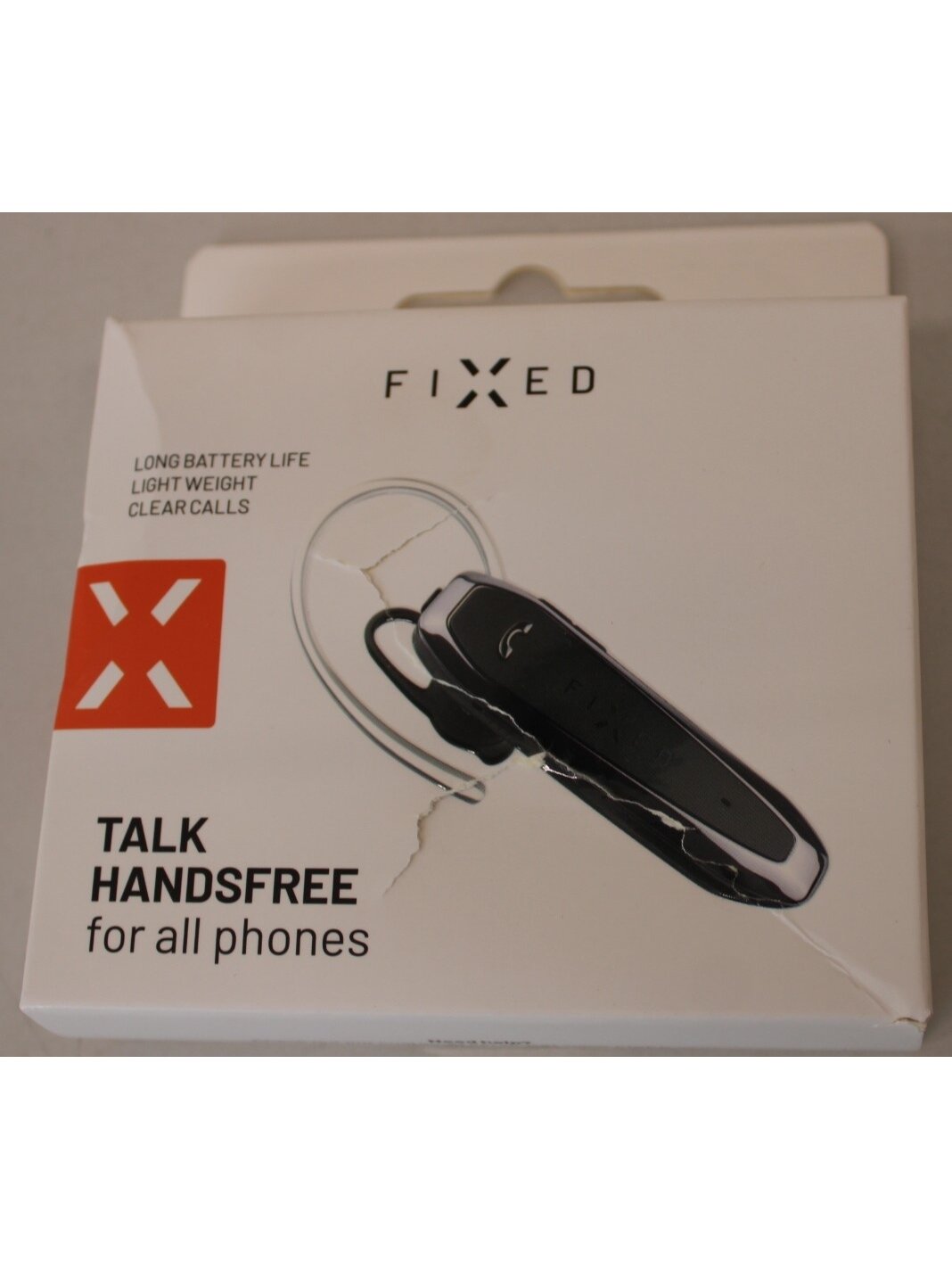 SALE OUT. | Fixed Talk 2 | Hands free device | 13.2 g | Black | DAMAGED PACKAGING SALE OUT. | Fixed Talk 2 | Hands free device | 13.2 g | Black | DAMAGED PACKAGING