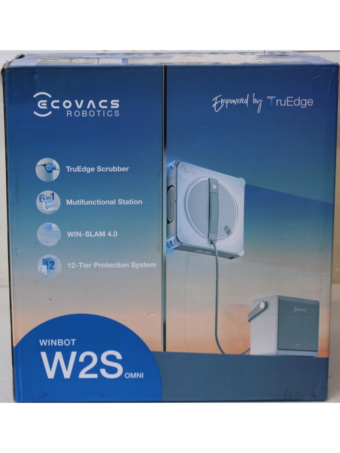 SALE OUT. | Ecovacs Window Cleaning Robot | WINBOT W2S OMNI | Corded | 8000 Pa | White | ITEM USED, DIRTY AND SCRATCHED SALE OUT. | Ecovacs Window Cleaning Robot | WINBOT W2S OMNI | Corded | 8000 Pa | White | ITEM USED, DIRTY AND SCRATCHED