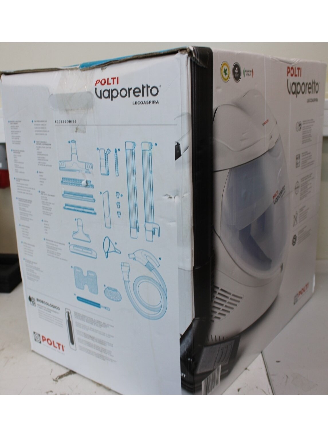 SALE OUT. Polti | Steam-Vacuum cleaner | Vaporetto Lecoaspira FAV30 | Power 1350 W | Steam pressure 4 bar | Water tank capacity 1.1 L | White | DAMAGFED PACKAGING,UNPACKED SALE OUT. Polti | Steam-Vacuum cleaner | Vaporetto Lecoaspira FAV30 | Power 1350 W | Steam pressure 4 bar | Water tank capacity 1.1 L | White | DAMAGFED PACKAGING,UNPACKED