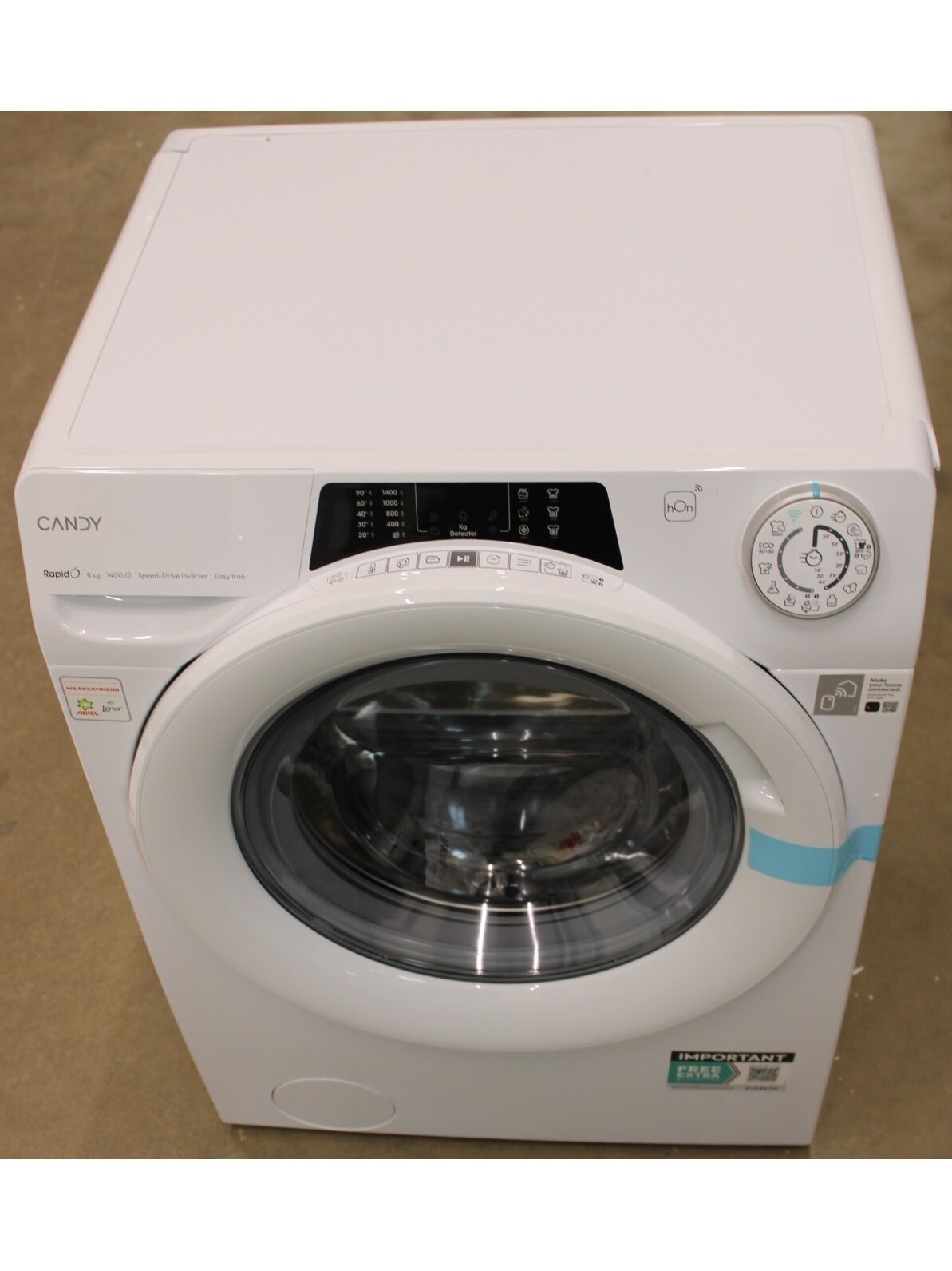 SALE OUT. Candy RO 1486DWMT/1-S Washing Machine, A, Front loading, Capacity 8 kg, Depth 54 cm, 1400 RPM, White | SALE OUT. | Candy Washing Machine | RO 1486DWMT/1-S | Energy efficiency class A | Front loading | Washing capacity 8 kg | 1400 RPM | Depth 54 9 SALE OUT. Candy RO 1486DWMT/1-S Washing Machine, A, Front loading, Capacity 8 kg, Depth 54 cm, 1400 RPM, White | SALE OUT. | Candy Washing Machine | RO 1486DWMT/1-S | Energy efficiency class A | Front loading | Washing capacity 8 kg | 1400 RPM | Depth 54 9