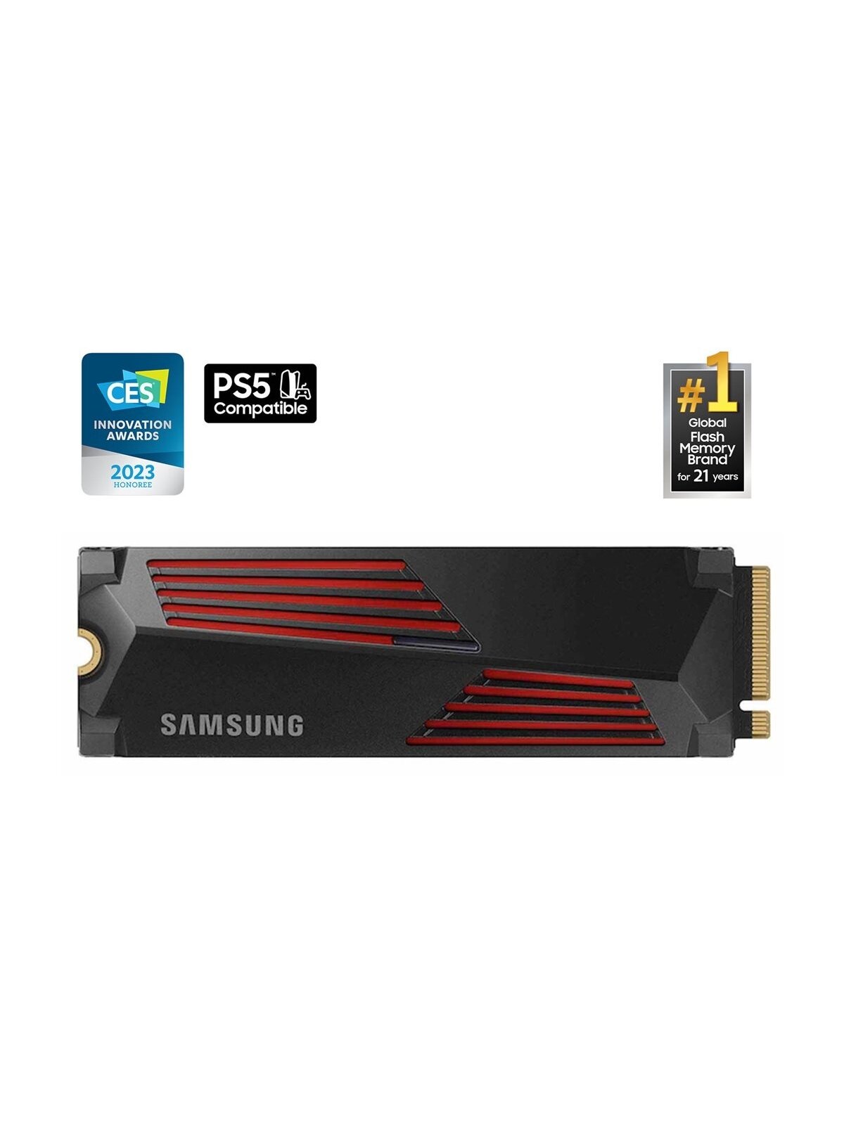 Samsung | 990 PRO with Heatsink | 2000 GB | SSD form factor M.2 2280 | Solid-state drive interface M.2 NVMe | Read speed 7450 MB/s | Write speed 6900 MB/s Samsung | 990 PRO with Heatsink | 2000 GB | SSD form factor M.2 2280 | Solid-state drive interface M.2 NVMe | Read speed 7450 MB/s | Write speed 6900 MB/s