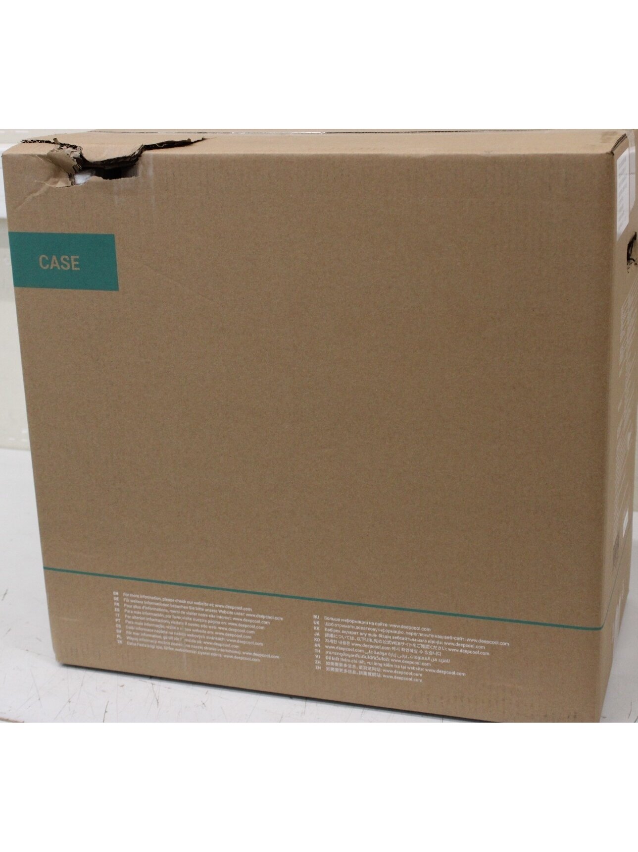 SALE OUT. Deepcool CG580 4F V2 TOWER CASE | Deepcool Case | CG580 4F V2 | ATX | Black | DAMAGED PACKAGING SALE OUT. Deepcool CG580 4F V2 TOWER CASE | Deepcool Case | CG580 4F V2 | ATX | Black | DAMAGED PACKAGING