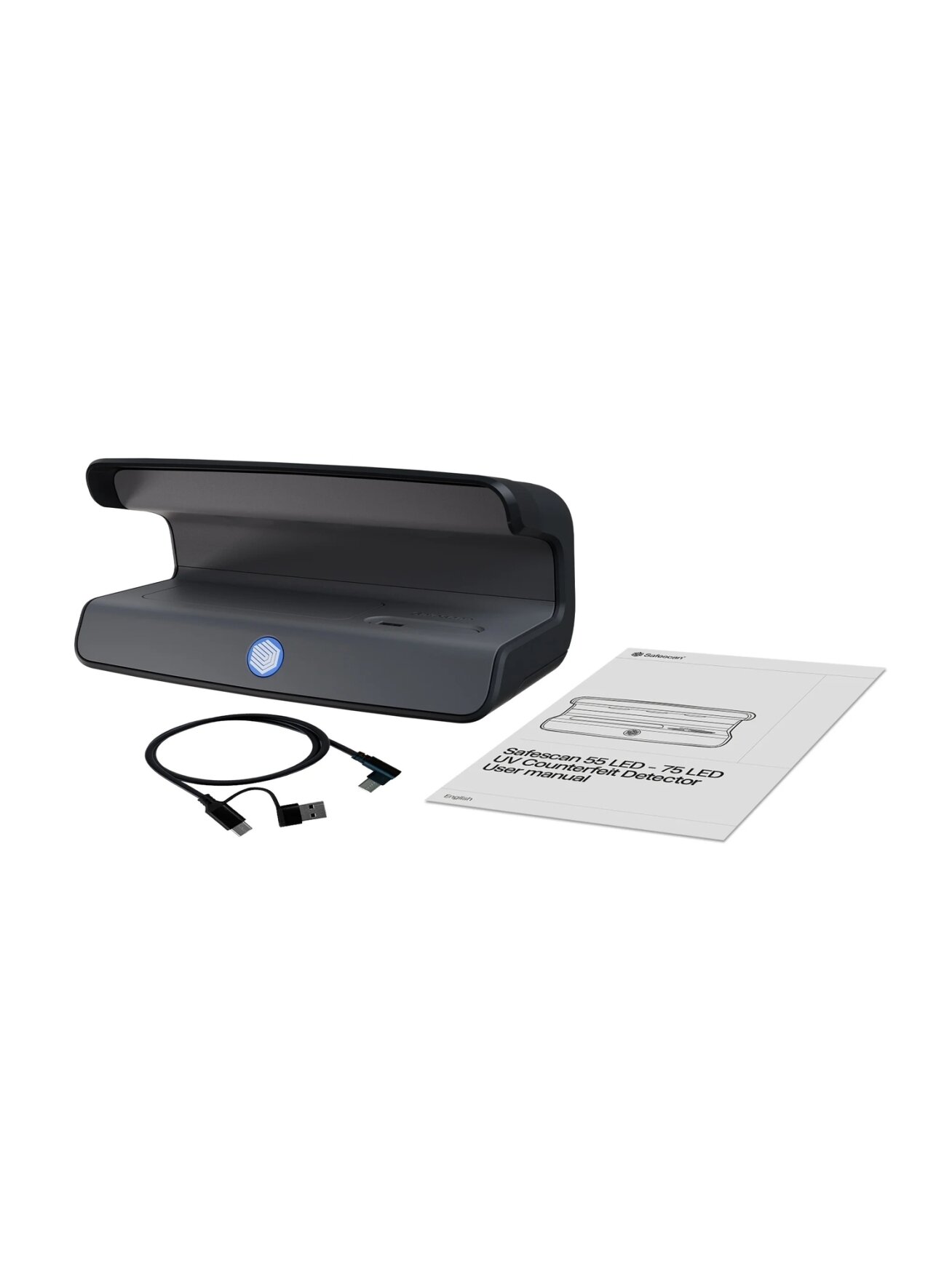 SAFESCAN | 55 Money Checking Machine | Black | Suitable for Banknotes | Number of detection points 3 4 SAFESCAN | 55 Money Checking Machine | Black | Suitable for Banknotes | Number of detection points 3 4