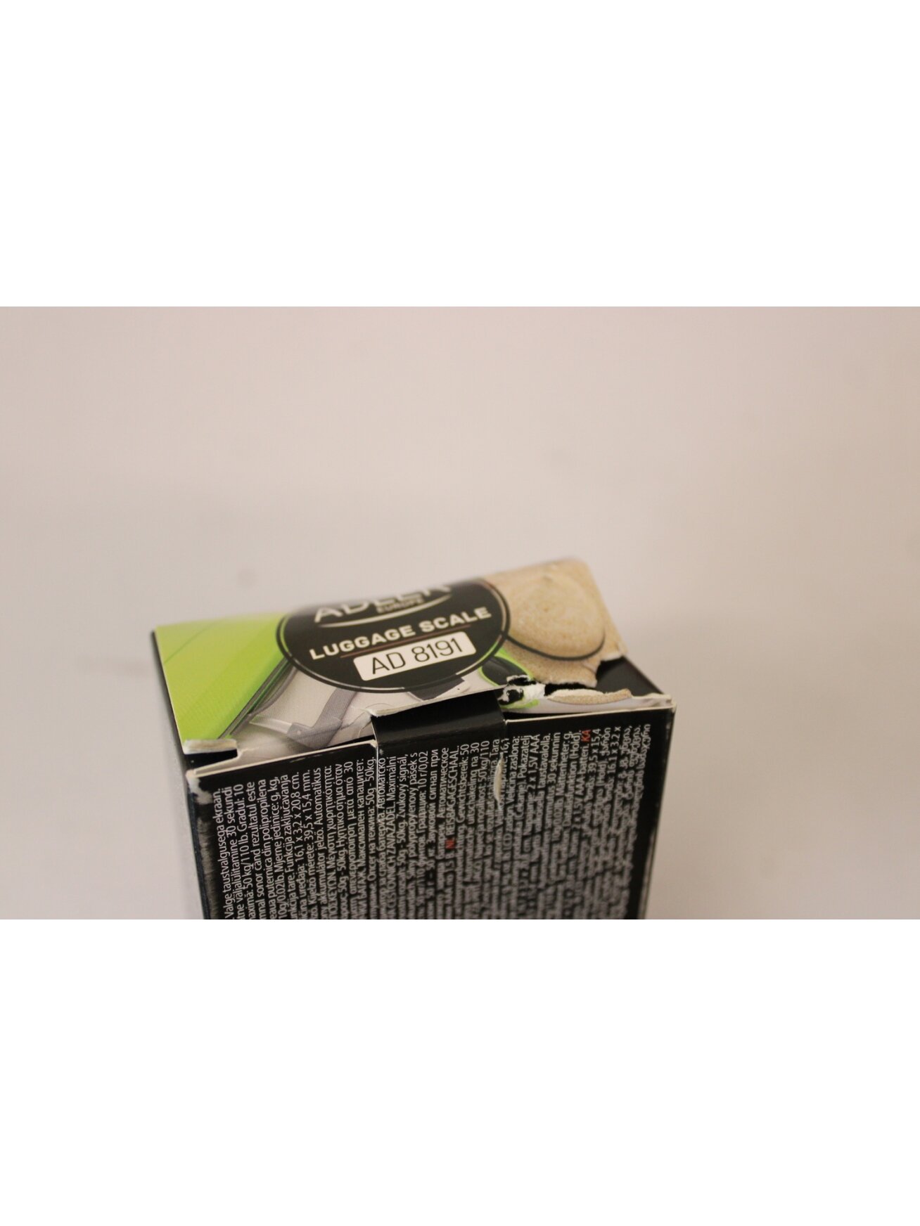 SALE OUT. Adler Travel Luggage Scale | AD 8191 | Maximum weight (capacity) 50 kg | Accuracy 10 g | Grey | DAMAGED PACKAGING 1 SALE OUT. Adler Travel Luggage Scale | AD 8191 | Maximum weight (capacity) 50 kg | Accuracy 10 g | Grey | DAMAGED PACKAGING 1