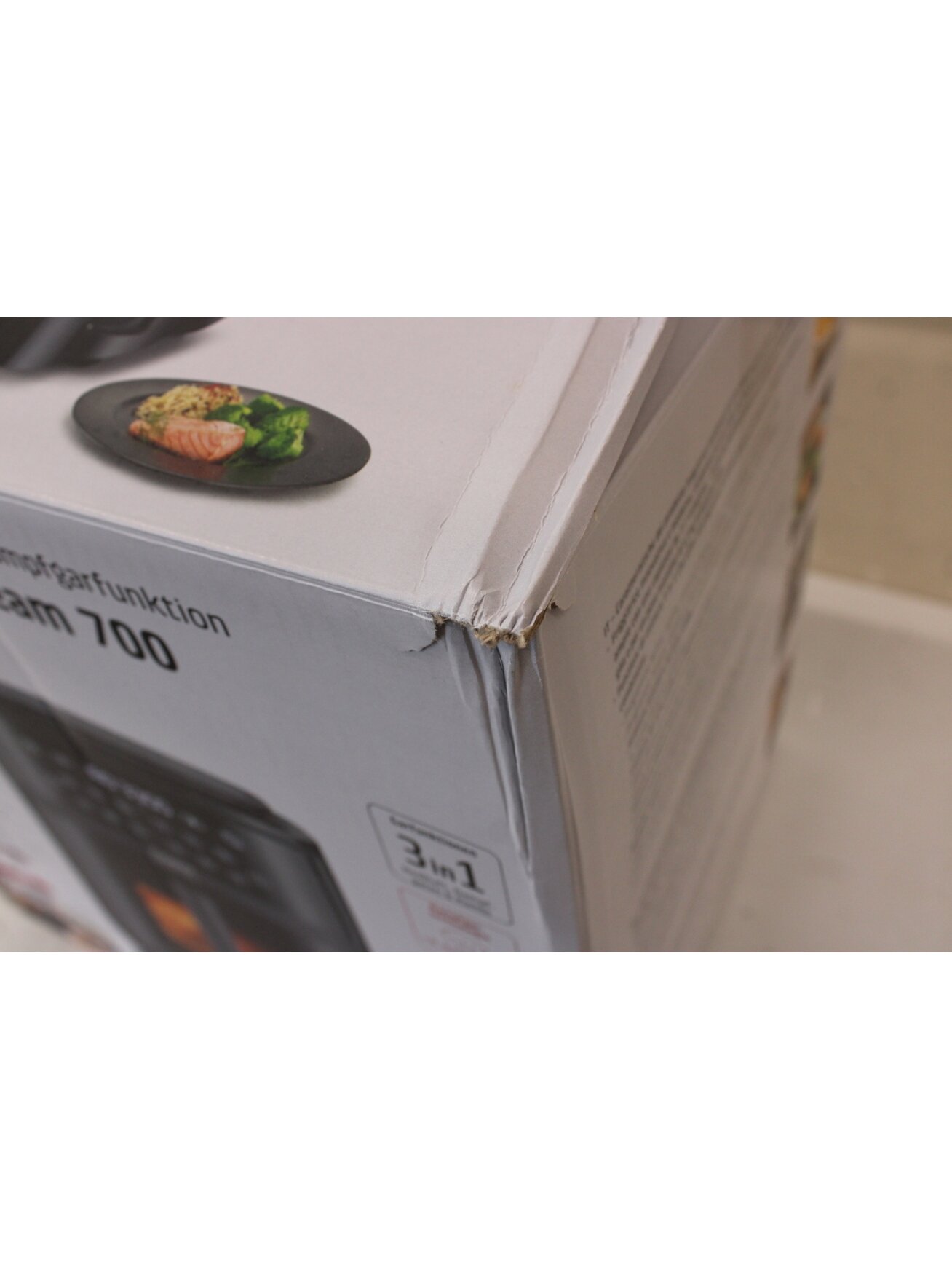 SALE OUT. Caso Steam & AirFry 700 Air fryer with Steam function, 1700 W, Capacity 7 L, Black | Caso | Air Fryer with Steam Function | Steam and AirFry 700 | Power 1700 W | Capacity 7 L | Black | DAMAGED PACKAGING, MISSING INNER PACKAGING, SCRATCHED, DIRTY 1