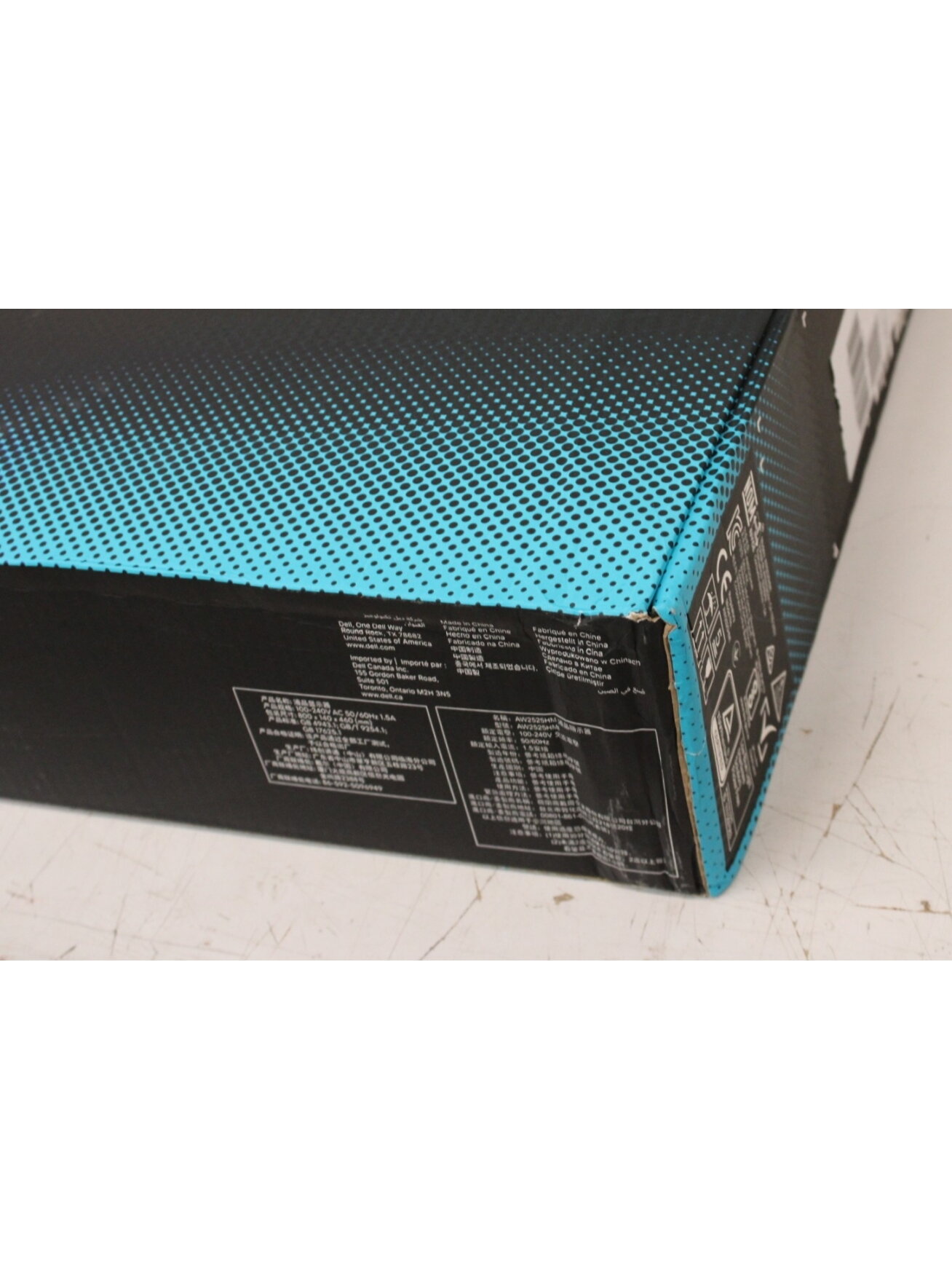 SALE OUT. Dell LCD AW2525HM, 25" IPS FHD/1920x1080/DP,HDMI,USB/Black | SALE OUT. | Dell Alienware AW2525HM | 25 " | Fast IPS | FHD | 16:9 | 320 Hz | 1 ms | 1920 x 1080 pixels | 400 cd/m² | HDMI ports quantity 2 | DAMAGED PACKAGING 3