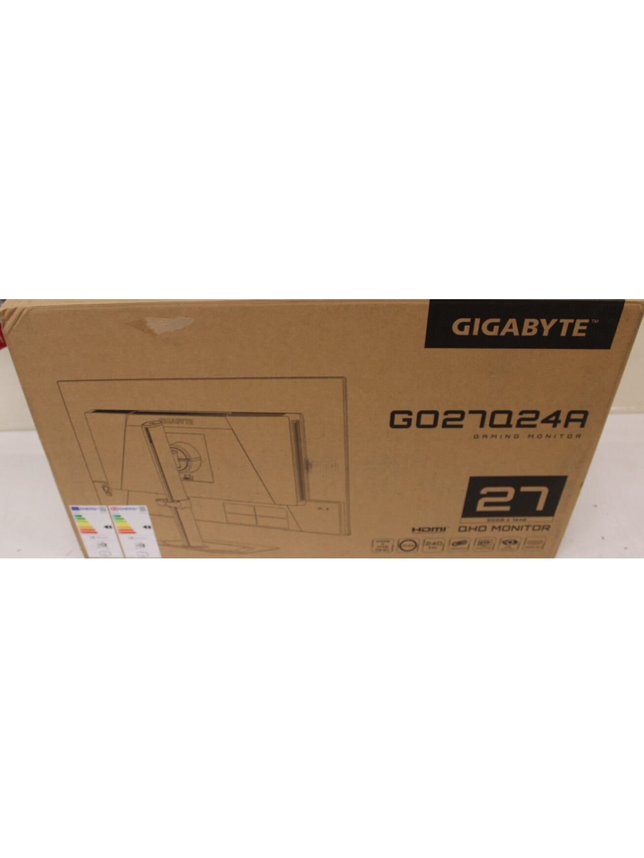 SALE OUT. GIGABYTE MONITOR 27" QHD GO27Q24A EK | SALE OUT. | Gigabyte GO27Q24A EK | 27 " | QD‑OLED | QHD | 240 Hz | 0.03 ms | 2560 x 1440 pixels | 400 cd/m² | HDMI ports quantity 2 | DAMAGED PACKAGING, UNPACKED SALE OUT. GIGABYTE MONITOR 27" QHD GO27Q24A EK | SALE OUT. | Gigabyte GO27Q24A EK | 27 " | QD‑OLED | QHD | 240 Hz | 0.03 ms | 2560 x 1440 pixels | 400 cd/m² | HDMI ports quantity 2 | DAMAGED PACKAGING, UNPACKED