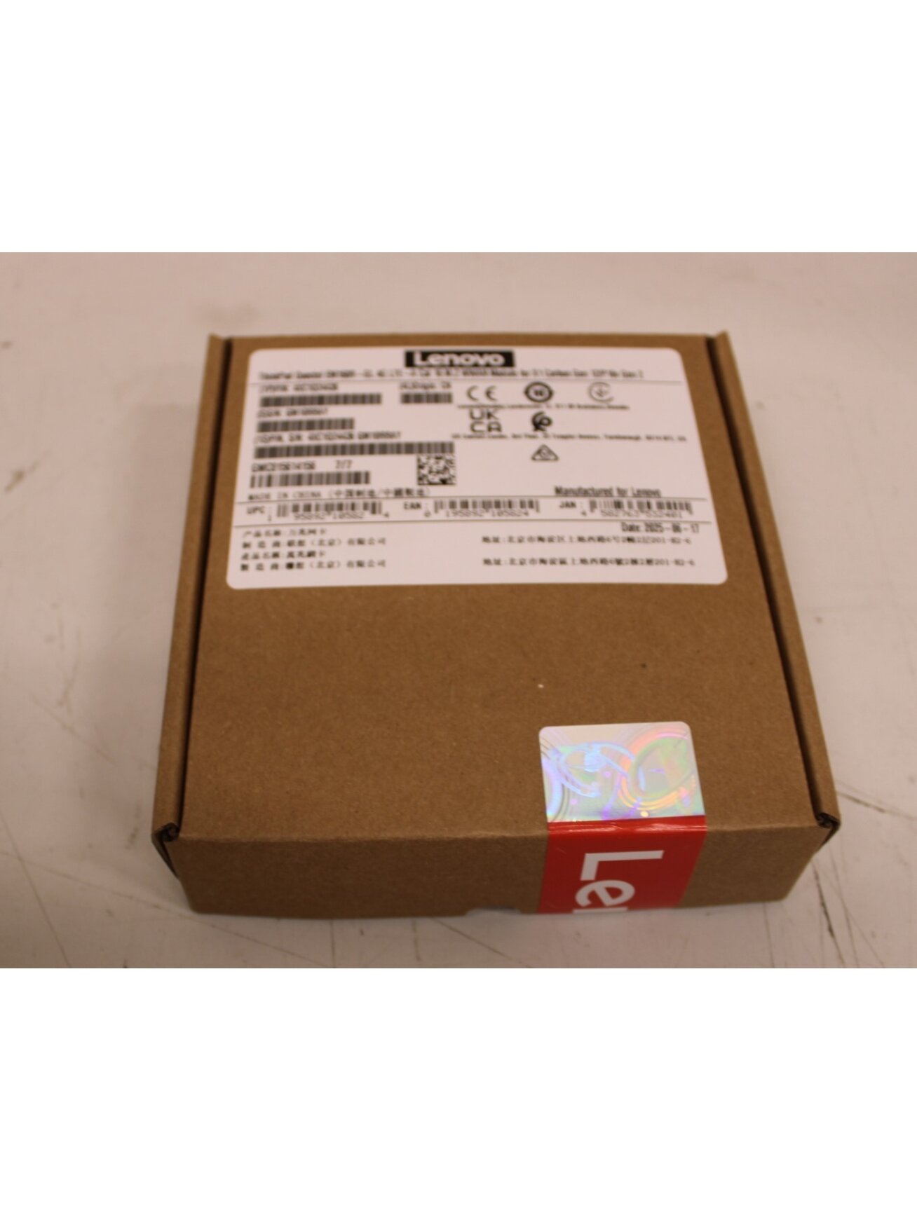 SALE OUT. Lenovo ThinkPad Quectel EM160R-GL 4G LTE-A Cat 16 M.2 WWAN Module for X1 Carbon Gen 12/P16v Gen 2 UNPACKED | SALE OUT. Lenovo WWAN Module for X1 Carbon Gen 12/P16v Gen 2 | ThinkPad Quectel EM160R-GL 4G LTE-A Cat 16 M.2 | UNPACKED | 42 x 30 x 2. SALE OUT. Lenovo ThinkPad Quectel EM160R-GL 4G LTE-A Cat 16 M.2 WWAN Module for X1 Carbon Gen 12/P16v Gen 2 UNPACKED | SALE OUT. Lenovo WWAN Module for X1 Carbon Gen 12/P16v Gen 2 | ThinkPad Quectel EM160R-GL 4G LTE-A Cat 16 M.2 | UNPACKED | 42 x 30 x 2.