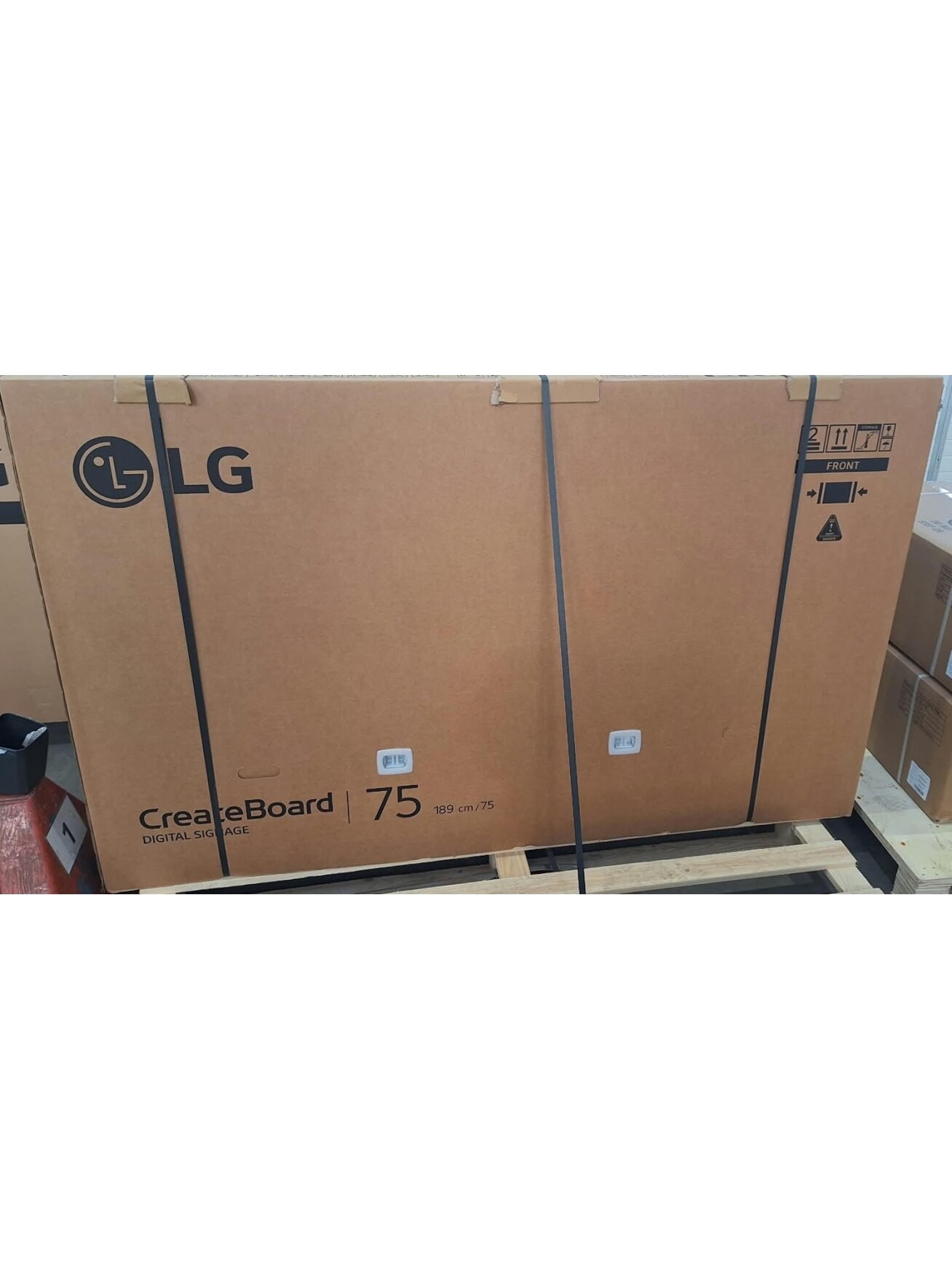 SALE OUT. LG 75TR3DQ-B 75" IPS UHD 3840 x 2160 /400cd/m2/6.5ms HDMI, VGA, Audioin, USB DAMAGED INNER PACKAGING, UNPACKED | LG DAMAGED INNER PACKAGING, UNPACKED