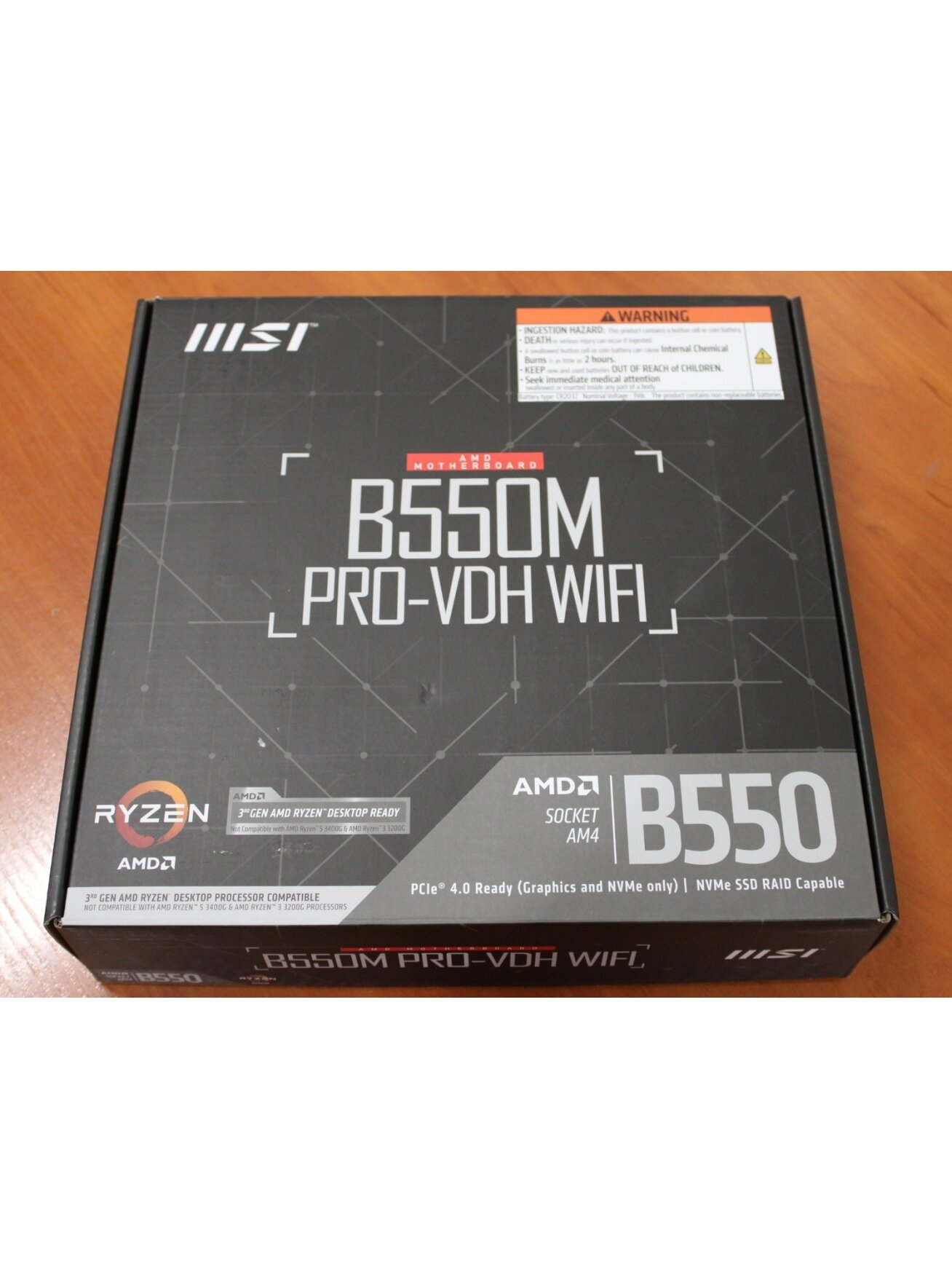 SALE OUT. MSI B550M PRO-VDH WIFI | Processor family AMD | Processor socket AM4 | DDR4 | Memory slots 4 | Chipset AMD B | Micro ATX | USED, REFURBISHED, WITHOUT ACCESSORIES, ONLY ANTENNAS AND BACKPANEL INCLUDED 1