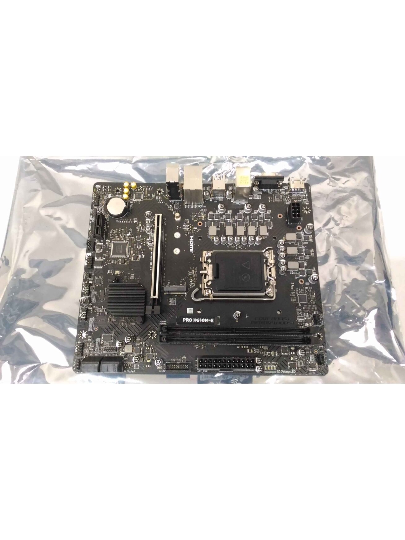 SALE OUT. MSI PRO H610M-E | Processor family Intel | Processor socket LGA1700 | Supported hard disk drive interfaces SATA, M.2 | Number of SATA connectors 4 | USED, REFURBISHED, WITHOUT ORIGINAL PACKAGING AND ACCESSORIES, ONLY BACKPANEL INCLUDED SALE OUT. MSI PRO H610M-E | Processor family Intel | Processor socket LGA1700 | Supported hard disk drive interfaces SATA, M.2 | Number of SATA connectors 4 | USED, REFURBISHED, WITHOUT ORIGINAL PACKAGING AND ACCESSORIES, ONLY BACKPANEL INCLUDED
