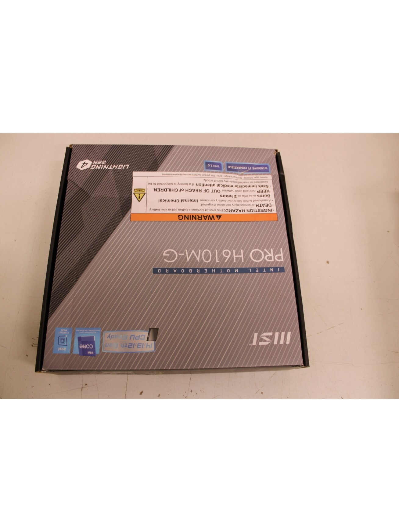 SALE OUT. MSI PRO H610M-G | Processor family Intel | Processor socket LGA1700 | DDR5 | Supported hard disk drive interfaces SATA, M.2 | Number of SATA connectors 4 | DAMAGED PACKAGING SALE OUT. MSI PRO H610M-G | Processor family Intel | Processor socket LGA1700 | DDR5 | Supported hard disk drive interfaces SATA, M.2 | Number of SATA connectors 4 | DAMAGED PACKAGING