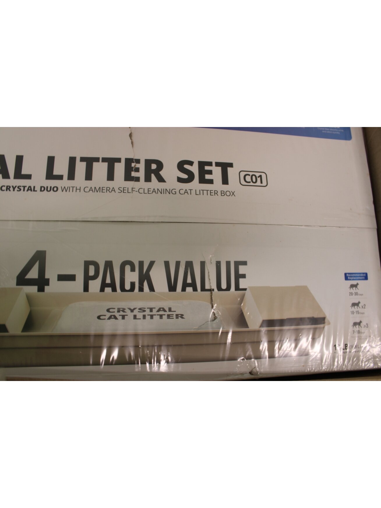 SALE OUT. | PETKIT Crystal Litter for Purobot Crystal Duo, 4 bags | DAMAGED PACKAGING 3 SALE OUT. | PETKIT Crystal Litter for Purobot Crystal Duo, 4 bags | DAMAGED PACKAGING 3