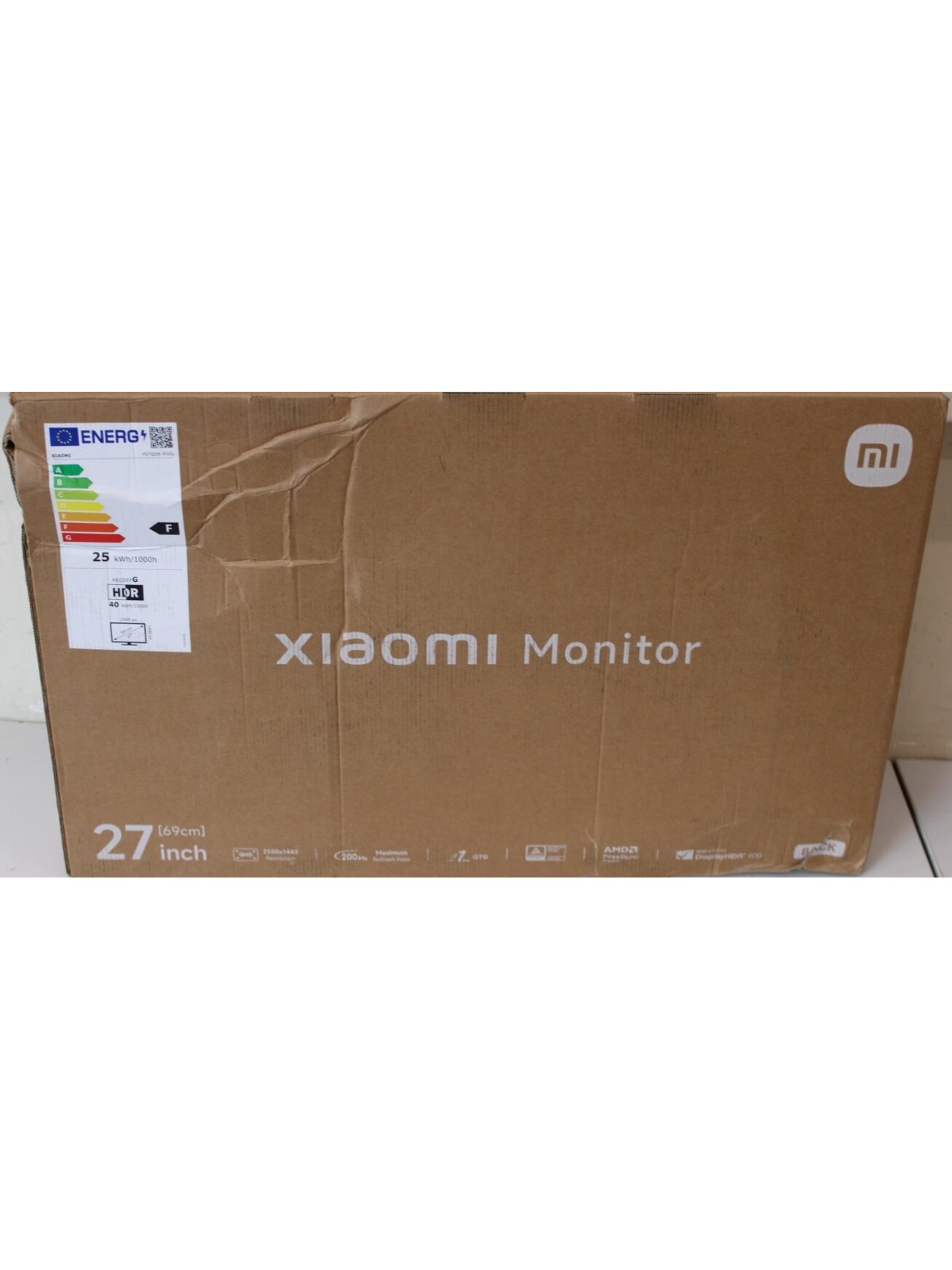 SALE OUT. Xiaomi 2K Gaming Monitor G27Qi 2026 | SALE OUT. | Xiaomi | 2K Gaming Monitor G27Qi 2026 | 27 " | IPS | 16:9 | 200 Hz | 1 ms | 2560 x 1440 pixels | HDMI ports quantity 2 | Black | Warranty 24 month(s) | DAMAGED PACKAGING