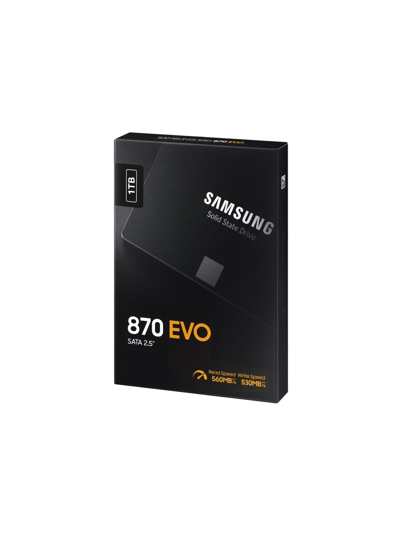 Samsung | SSD | 870 EVO | 1000 GB | SSD form factor 2.5" | Solid-state drive interface SATA III | Read speed 560 MB/s | Write speed 530 MB/s 5 Samsung | SSD | 870 EVO | 1000 GB | SSD form factor 2.5" | Solid-state drive interface SATA III | Read speed 560 MB/s | Write speed 530 MB/s 5