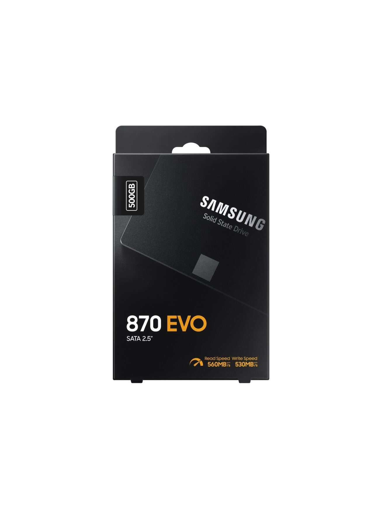 Samsung | SSD | 870 EVO | 500 GB | SSD form factor 2.5" | Solid-state drive interface SATA III | Read speed 560 MB/s | Write speed 530 MB/s 9