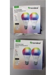 SALE OUT. Nanoleaf Essentials Smart A60 Bulb E27 Matter WiFi 9W 900Lm RGBCW 2700-6500K, 2pcs pack | Nanoleaf Essentials Smart A60 Bulb Matter WiFi 900Lm 2700-6500K, 2pcs pack | E27 | 9 W | RGBCW | DAMAGED PACKAGING SALE OUT. Nanoleaf Essentials Smart A60 Bulb E27 Matter WiFi 9W 900Lm RGBCW 2700-6500K, 2pcs pack | Nanoleaf Essentials Smart A60 Bulb Matter WiFi 900Lm 2700-6500K, 2pcs pack | E27 | 9 W | RGBCW | DAMAGED PACKAGING