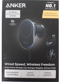 SALE OUT. Anker Prime Wireless Car Charger Qi2.2 25W wireles charging (MagGo, AirCool, Pad) | Anker Prime Wireless Car Charger Qi2.2, 25W wireles charging (MagGo, AirCool, Pad) | DEMO SALE OUT. Anker Prime Wireless Car Charger Qi2.2 25W wireles charging (MagGo, AirCool, Pad) | Anker Prime Wireless Car Charger Qi2.2, 25W wireles charging (MagGo, AirCool, Pad) | DEMO
