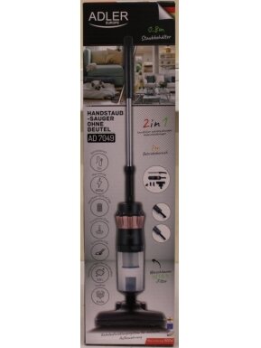 SALE OUT. | Adler Vacuum Cleaner | AD 7049 | Corded operating | Handstick/Handheld | 800 W | Black | Warranty 24 month(s) | DAMAGED PACKAGING SALE OUT. | Adler Vacuum Cleaner | AD 7049 | Corded operating | Handstick/Handheld | 800 W | Black | Warranty 24 month(s) | DAMAGED PACKAGING