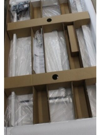 SALE OUT. Electric Height Adjustable Desk | 72 - 121 cm | Maximum load weight 50 kg | Metal | White | 24 month(s) | DAMAGED PACKAGING, DEMO 3