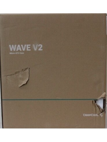SALE OUT. Deepcool Wave V2 Micro ATX PC case | Deepcool | Wave V2 | Black | Micro ATX | DAMAGED PACKAGING | Power supply included No