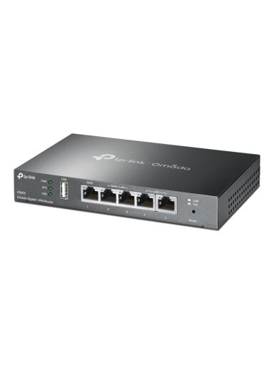 SafeStream Multi-WAN VPN Router | TL-ER605 | 802.1q | 10/100/1000 Mbit/s | Ethernet LAN (RJ-45) ports 1 Fixed Gigabit LAN Port | Mesh Support No | MU-MiMO No | No mobile broadband SafeStream Multi-WAN VPN Router | TL-ER605 | 802.1q | 10/100/1000 Mbit/s | Ethernet LAN (RJ-45) ports 1 Fixed Gigabit LAN Port | Mesh Support No | MU-MiMO No | No mobile broadband