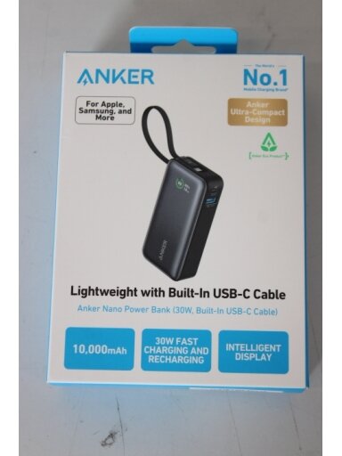SALE OUT. Anker 545 Nano Power Bank | A1259G11 | 10000 mAh | Black | DEMO SALE OUT. Anker 545 Nano Power Bank | A1259G11 | 10000 mAh | Black | DEMO