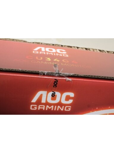 SALE OUT. AOC CU34G4 Curved 34" 3440x1440/21:9/1ms HDMI, DisplayPort, USB, Audio out | SALE OUT. AOC | CU34G4 | 34 " | Fast VA | UWQHD | 21:9 | 180 Hz | 1 ms | 3440 x 1440 pixels | 300 cd/m² | HDMI ports quantity 2 | Black | Warranty 28 month(s) | DAMAGED SALE OUT. AOC CU34G4 Curved 34" 3440x1440/21:9/1ms HDMI, DisplayPort, USB, Audio out | SALE OUT. AOC | CU34G4 | 34 " | Fast VA | UWQHD | 21:9 | 180 Hz | 1 ms | 3440 x 1440 pixels | 300 cd/m² | HDMI ports quantity 2 | Black | Warranty 28 month(s) | DAMAGED