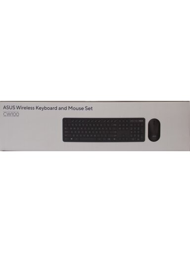 SALE OUT. ASUS CW100 KEYBOARD+MOUSE/BK/UI/104 | SALE OUT. | Asus CW100 | Keyboard and Mouse Set | Wireless | US | Black | DEMO SALE OUT. ASUS CW100 KEYBOARD+MOUSE/BK/UI/104 | SALE OUT. | Asus CW100 | Keyboard and Mouse Set | Wireless | US | Black | DEMO