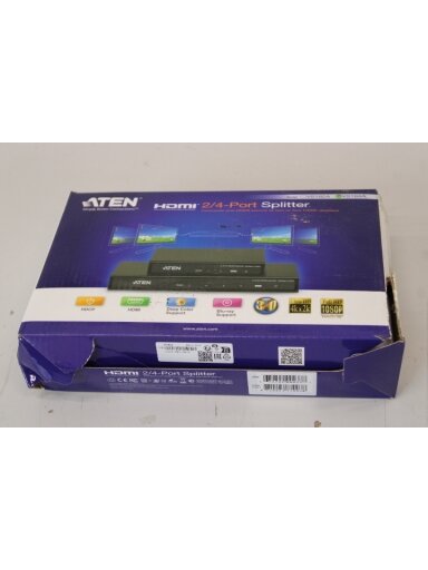 SALE OUT. Aten | 4-Port 4K HDMI Splitter | VS184A | DAMAGED PACKAGING SALE OUT. Aten | 4-Port 4K HDMI Splitter | VS184A | DAMAGED PACKAGING