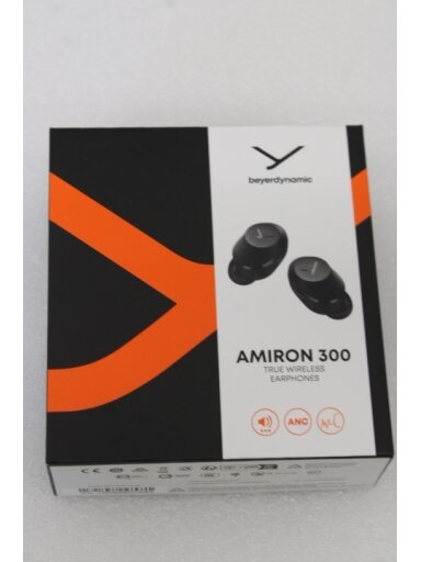 SALE OUT. Beyerdynamic AMIRON 300 TWS black TWS Earphones with charging case, eartips and USB cable | Beyerdynamic True Wireless Earphones | AMIRON 300 | Built-in microphone | Bluetooth | ANC | Black | DEMO SALE OUT. Beyerdynamic AMIRON 300 TWS black TWS Earphones with charging case, eartips and USB cable | Beyerdynamic True Wireless Earphones | AMIRON 300 | Built-in microphone | Bluetooth | ANC | Black | DEMO