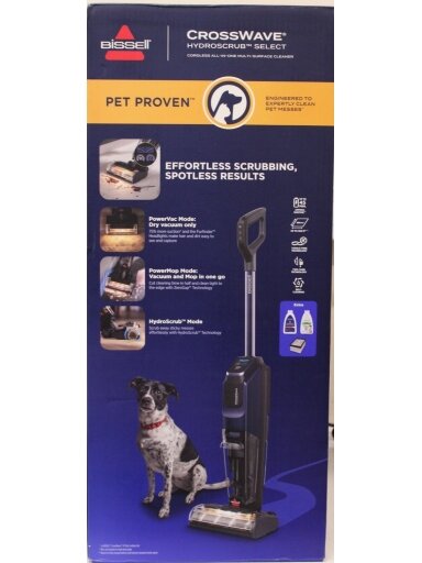 SALE OUT. Bissell All-in-one Multi-surface Vacuum Cleaner | 4284N | Cordless operating | Washing function | 25.9 V | Operating time (max) 45 min | Black/Midnight Blue | Warranty 24 month(s) | DAMAGED PACKAGING, DIRTY AND USED