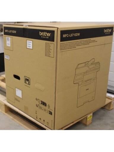 SALE OUT. Brother MFC-L6710DW All-In-One Mono Laser Printer with Fax | Brother All-In-One | MFC-L6710DW | Laser | Mono | Multicunction Printer | A4 | Wi-Fi | Grey | DAMAGED PACKAGING