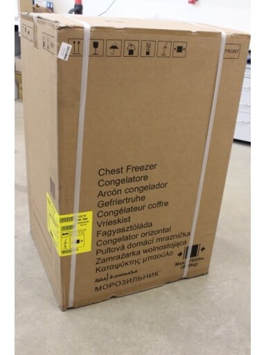 SALE OUT. Candy | Freezer | CCHH 100E | Energy efficiency class E | Chest | Free standing | Height 84.5 cm | Total net capacity 97 L | White | DAMAGED PACKAGING, SCRATCHED ON TOP COVER