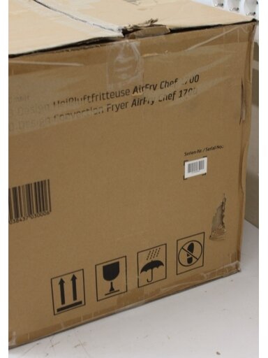SALE OUT. | Caso | Air Fryer | 03000 AirFry Chef 1700 | Power 1700 W | Capacity 22 L | Black | DAMAGED PACKAGING | 24 month(s)
