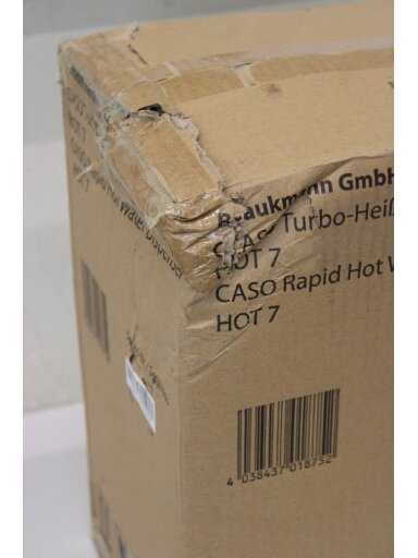 SALE OUT. Caso Turbo Hot Water Dispenser | Hot 7 | Water Dispenser | 2200-2600 W | 2.7 L | Plastic/Stainless Steel | Black/Stainless Steel | DAMAGED PACKAGING, BROKEN INER PACKAGING, DAMAGED GLASS CONTAINER SALE OUT. Caso Turbo Hot Water Dispenser | Hot 7 | Water Dispenser | 2200-2600 W | 2.7 L | Plastic/Stainless Steel | Black/Stainless Steel | DAMAGED PACKAGING, BROKEN INER PACKAGING, DAMAGED GLASS CONTAINER