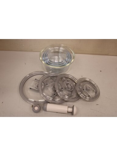 SALE OUT. | Caso | Vacuum freshness containers round | 01187 | Set of 4 | DOES NOT HOLD IS THE VACUUM SALE OUT. | Caso | Vacuum freshness containers round | 01187 | Set of 4 | DOES NOT HOLD IS THE VACUUM