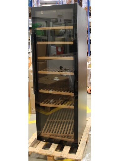 SALE OUT. Caso WineExclusive 180 Smart Wine Cooler, Free standing, Height 190 cm, Up to 180 bottles, Compressor technology, Black | SALE OUT. | Caso Smart Wine Cooler | WineExclusive 180 | Energy efficiency class G | Showcase | Free standing | Bottles cap
