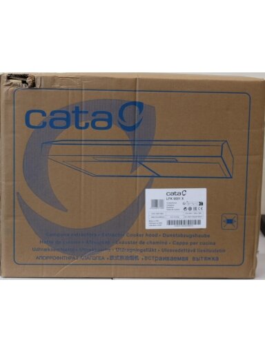 SALE OUT. Cata Built-in Hood LFK 6001 X Width 60cm, Max 162 m³/h, LED, Stainless steel | SALE OUT. CATA Hood | LFK 6001 X | Conventional | Energy efficiency class B | Width 60 cm | 162 m³/h | Mechanical | LED | Stainless steel | DAMAGED PACKAGING | 24 mon SALE OUT. Cata Built-in Hood LFK 6001 X Width 60cm, Max 162 m³/h, LED, Stainless steel | SALE OUT. CATA Hood | LFK 6001 X | Conventional | Energy efficiency class B | Width 60 cm | 162 m³/h | Mechanical | LED | Stainless steel | DAMAGED PACKAGING | 24 mon