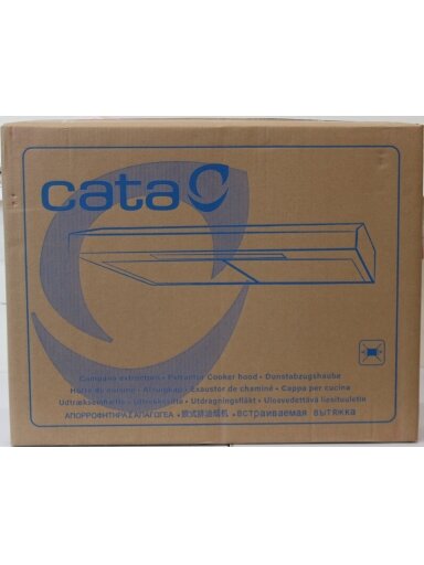 SALE OUT. Cata Built-in Hood LFK 6001 X Width 60cm, Max 162 m³/h, LED, Stainless steel | SALE OUT. CATA Hood | LFK 6001 X | Conventional | Energy efficiency class B | Width 60 cm | 162 m³/h | Mechanical | LED | Stainless steel | DAMAGED PACKAGING | 24 mon SALE OUT. Cata Built-in Hood LFK 6001 X Width 60cm, Max 162 m³/h, LED, Stainless steel | SALE OUT. CATA Hood | LFK 6001 X | Conventional | Energy efficiency class B | Width 60 cm | 162 m³/h | Mechanical | LED | Stainless steel | DAMAGED PACKAGING | 24 mon