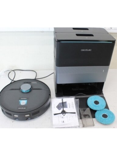 SALE OUT. Cecotec Conga X70 Robotic vacuum cleaner, dust and water base | Cecotec Conga X70 | Robot Vacuum Cleaner | Operating time (max) 240 min | Wet&Dry | 5200 mAh | 15000 Pa | Black | USED | 22 month(s) SALE OUT. Cecotec Conga X70 Robotic vacuum cleaner, dust and water base | Cecotec Conga X70 | Robot Vacuum Cleaner | Operating time (max) 240 min | Wet&Dry | 5200 mAh | 15000 Pa | Black | USED | 22 month(s)